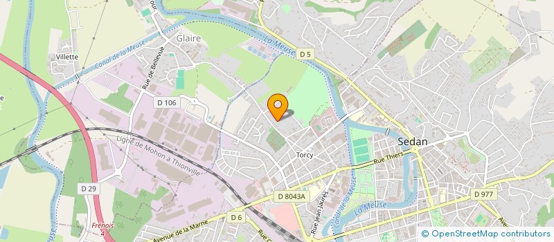 localisation de l'entreprise SCI MAAYANE  SEDAN