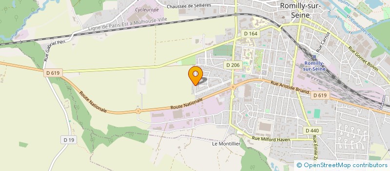 localisation de l'entreprise SCI MAAZELM à ROMILLY-SUR-SEINE