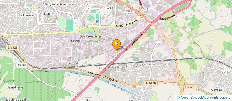 localisation de l'entreprise SCI MAB 1 à VILLENEUVE-LES-BEZIERS