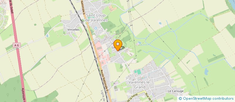 localisation de l'entreprise SCI MAB  MELLECEY