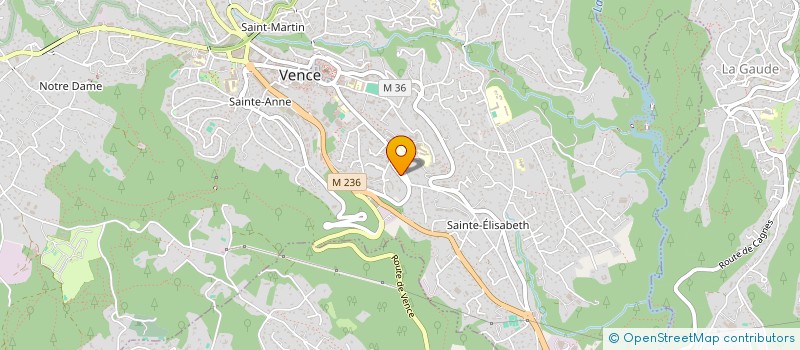 localisation de l'entreprise SCI MAB  VENCE