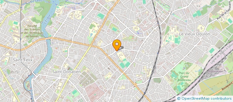 localisation de l'entreprise SCI MABA à NANTES