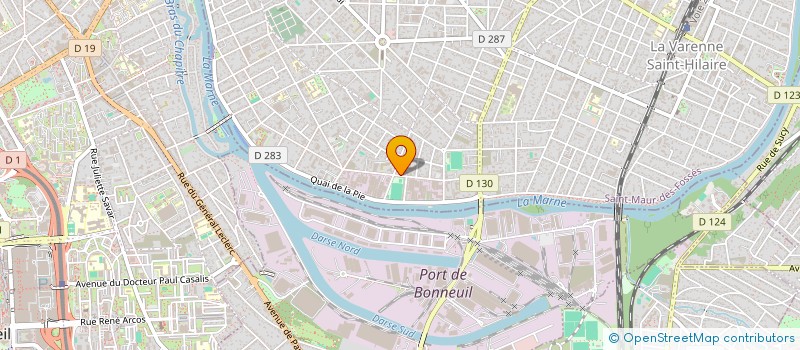 localisation de l'entreprise SCI MABA à SAINT-MAUR-DES-FOSSES