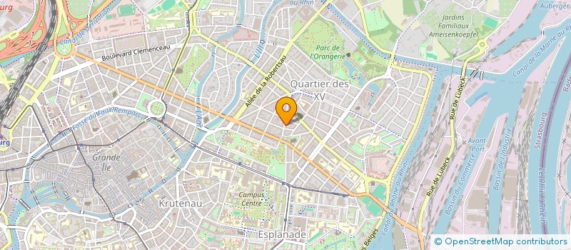 localisation de l'entreprise SCI MABA  STRASBOURG