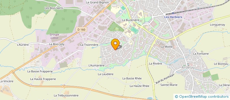 localisation de l'entreprise SCI MABATH-MELO - CONSTIT - MPO à LES HERBIERS