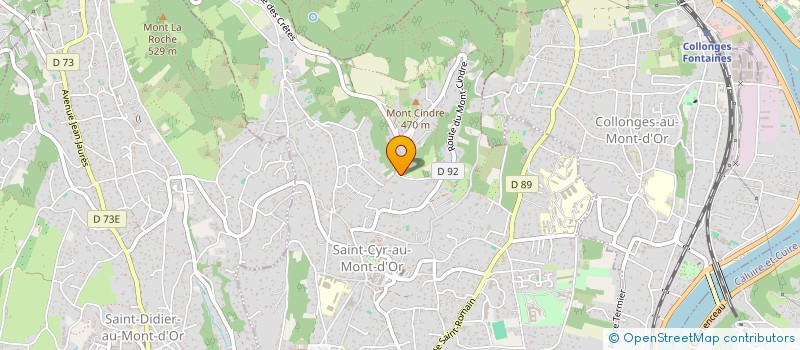 localisation de l'entreprise SCI MABC  SAINT-CYR-AU-MONT-D'OR