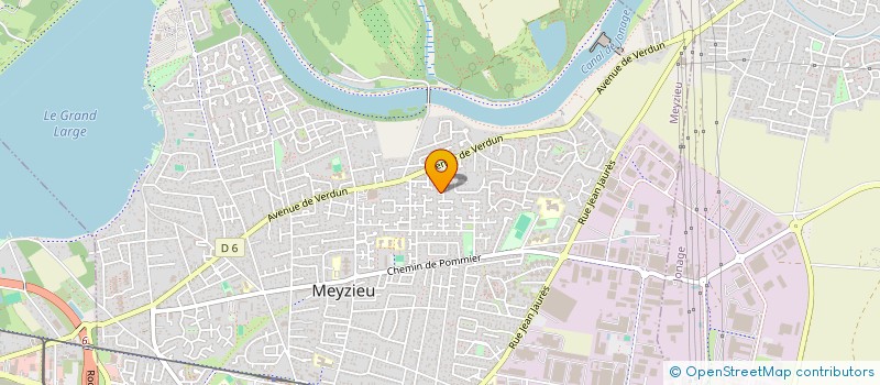 localisation de l'entreprise SCI MABE  MEYZIEU