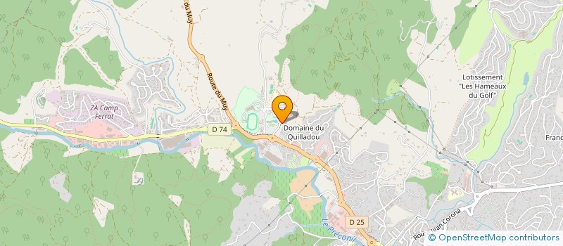 localisation de l'entreprise SCI MABEANVI à SAINTE-MAXIME