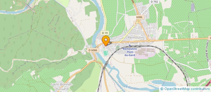 localisation de l'entreprise SCI MABEDANI  REMOULINS