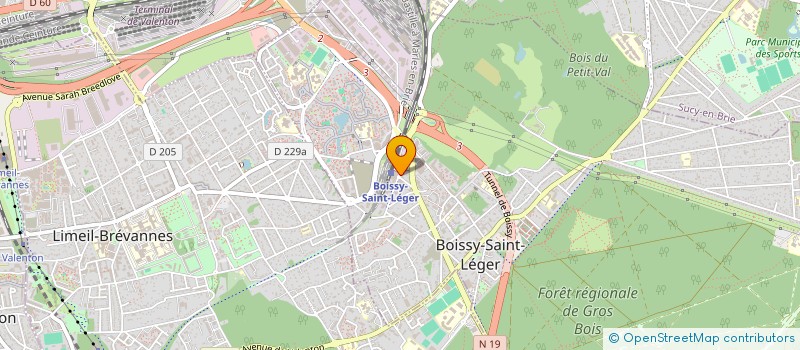 localisation de l'entreprise SCI MABEL à BOISSY-SAINT-LEGER