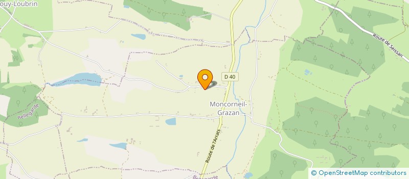 localisation de l'entreprise SCI MABELAN  MONCORNEIL-GRAZAN