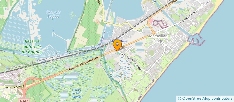 localisation de l'entreprise SCI MABELLE à MARSEILLAN