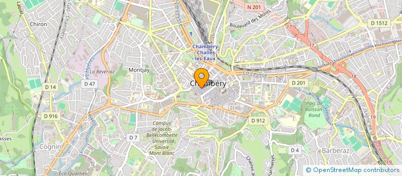 localisation de l'entreprise SCI MABEN  CHAMBERY