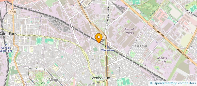 localisation de l'entreprise SCI MABENOY 98  VENISSIEUX