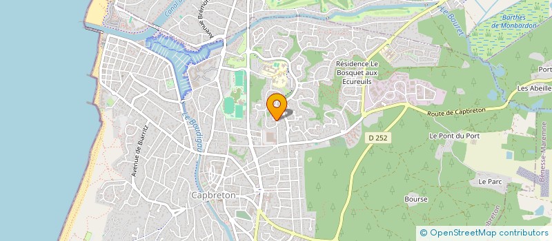 localisation de l'entreprise SCI MABERCE à CAPBRETON