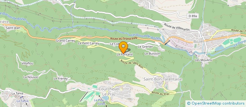 localisation de l'entreprise SCI MABERT à COURCHEVEL