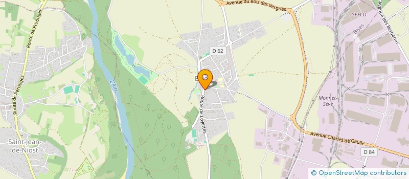 localisation de l'entreprise SCI MABESACE  SAINT-SORLIN-EN-BUGEY