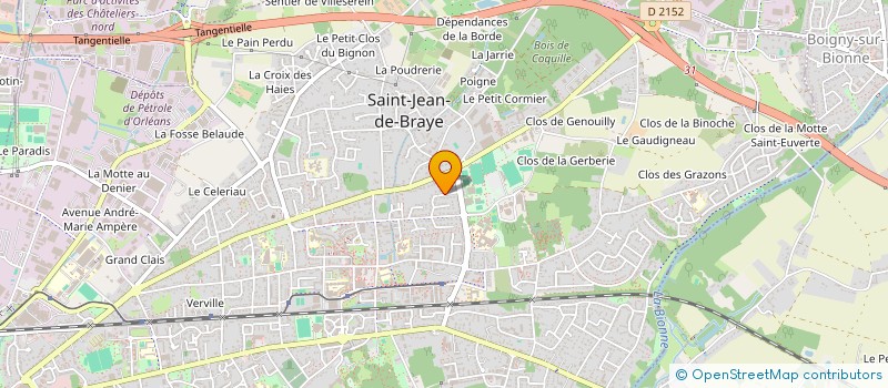 localisation de l'entreprise SCI MABILA à SAINT-JEAN-DE-BRAYE
