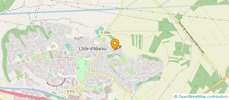 localisation de l'entreprise SCI MABILAIS C&D  L'ISLE-D'ABEAU