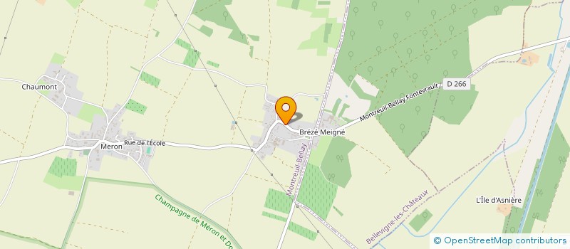 localisation de l'entreprise SCI MABILLE  MONTREUIL-BELLAY