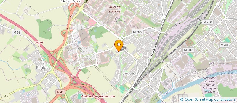 localisation de l'entreprise SCI MABILLE INVEST  HAUBOURDIN