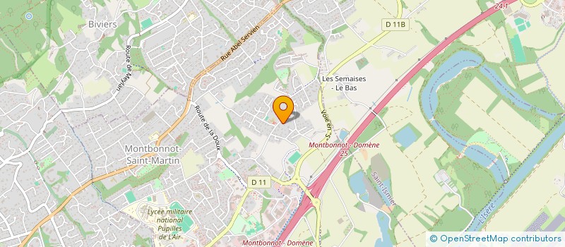 localisation de l'entreprise SCI MABLALE  MONTBONNOT-SAINT-MARTIN