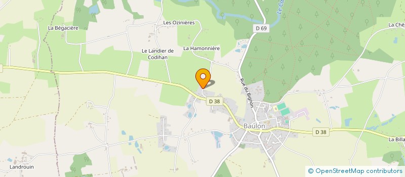 localisation de l'entreprise SCI MABOJ  BAULON