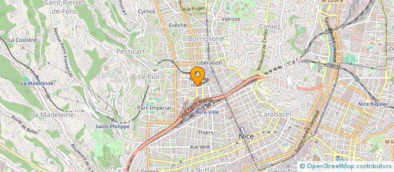 localisation de l'entreprise SCI MABRI à NICE