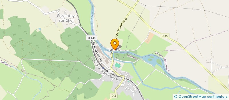 localisation de l'entreprise SCI MABRICA  SAINT-LOUP-DES-CHAUMES