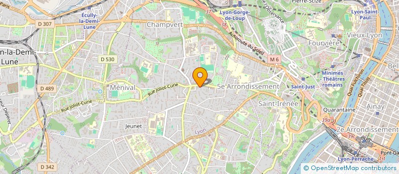 localisation de l'entreprise SCI MABRIL CROIX ROUSSE  LYON