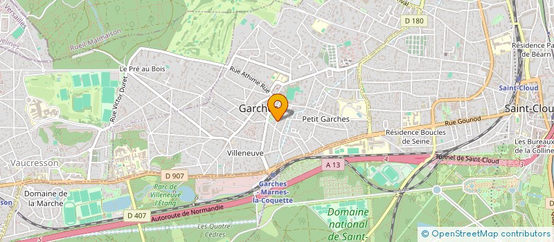 localisation de l'entreprise SCI MABRIOL à GARCHES