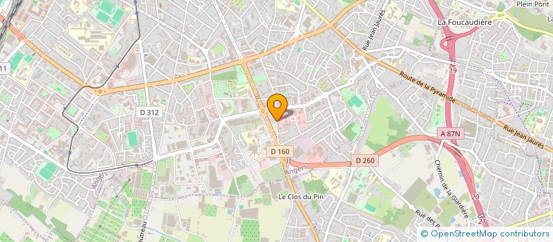 localisation de l'entreprise SCI MABROUK à ANGERS