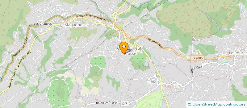 localisation de l'entreprise SCI MABROUK  CHATEAUNEUF-GRASSE