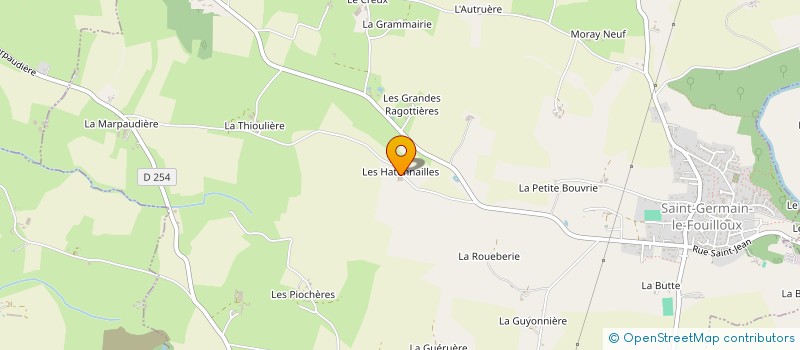localisation de l'entreprise SCI MABS  SAINT-GERMAIN-LE-FOUILLOUX