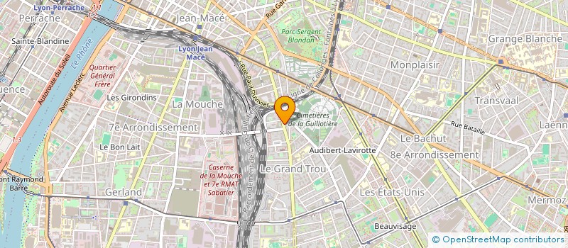 localisation de l'entreprise SCI MABUSA  LYON