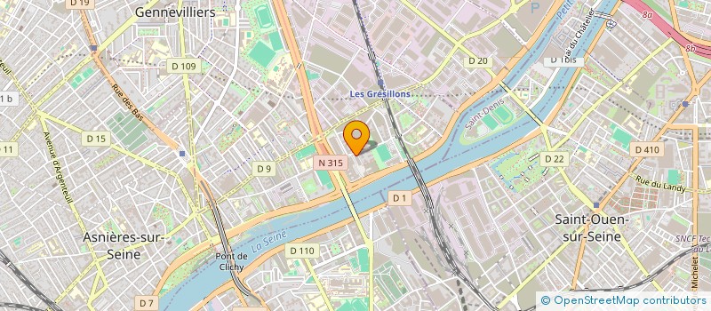 localisation de l'entreprise SCI MABY à ASNIERES-SUR-SEINE