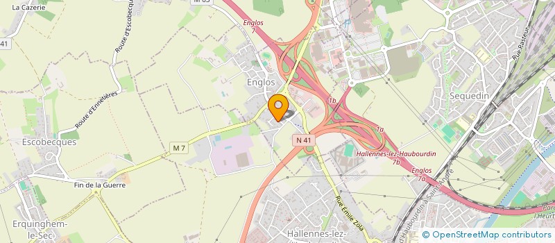 localisation de l'entreprise SCI MAC 1  ENGLOS