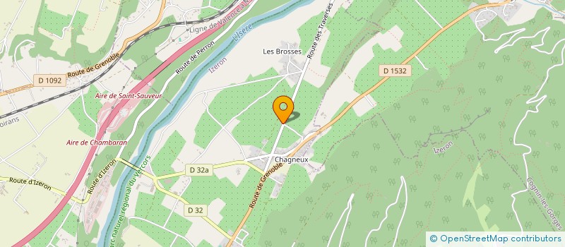 localisation de l'entreprise SCI MAC 2  IZERON