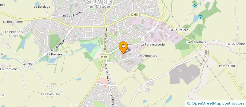 localisation de l'entreprise SCI MAC 2 à SEVREMOINE