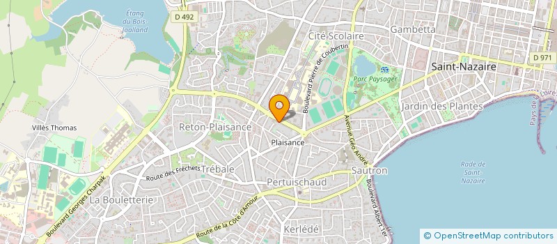 localisation de l'entreprise SCI MAC  SAINT-NAZAIRE