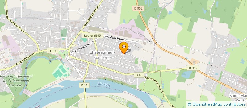 localisation de l'entreprise SCI MAC à CHATEAUNEUF-SUR-LOIRE
