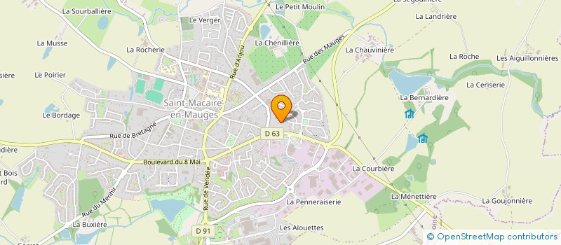 localisation de l'entreprise SCI MAC à SEVREMOINE