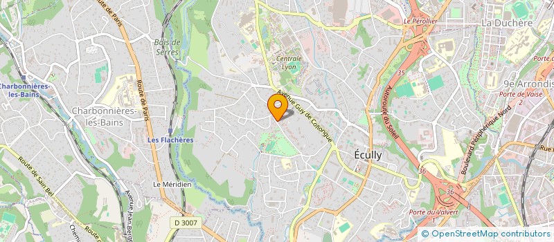 localisation de l'entreprise SCI MAC  ECULLY