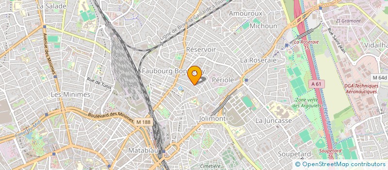 localisation de l'entreprise SCI MAC à TOULOUSE