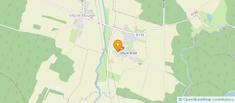 localisation de l'entreprise SCI MAC  VILLY-LE-MOUTIER