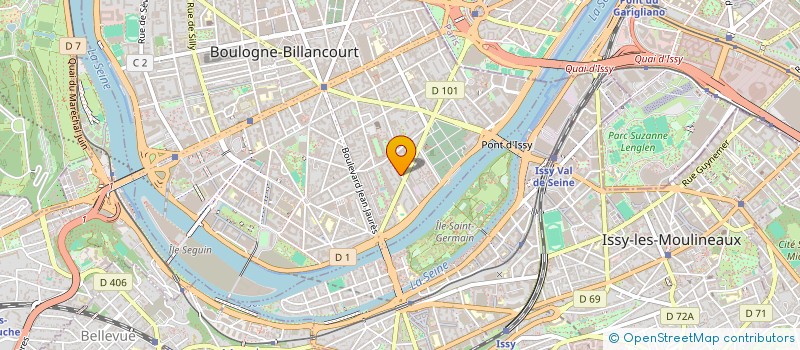 localisation de l'entreprise SCI MAC-ACE à BOULOGNE-BILLANCOURT