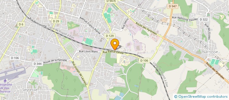 localisation de l'entreprise SCI MAC-CAL à DAX