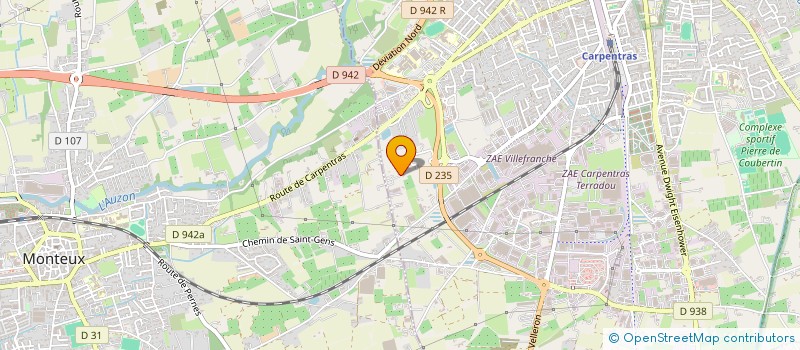 localisation de l'entreprise SCI MAC'ENZO  CARPENTRAS