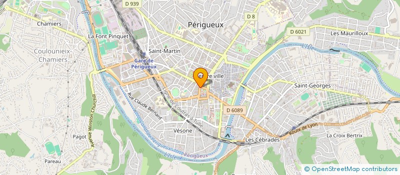 localisation de l'entreprise SCI MAC II  PERIGUEUX