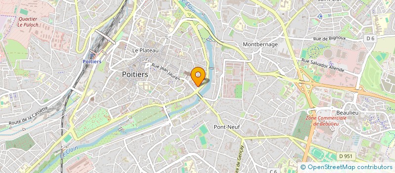 localisation de l'entreprise SCI MAC KALAGAN  POITIERS